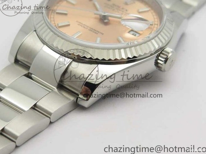 1217 DateJust 36mm SS 116234 ARF 1:1 Best Edition Pink Dial Stick Markers On 904L SS Oyster Bracelet SA MultiPurpose 3568